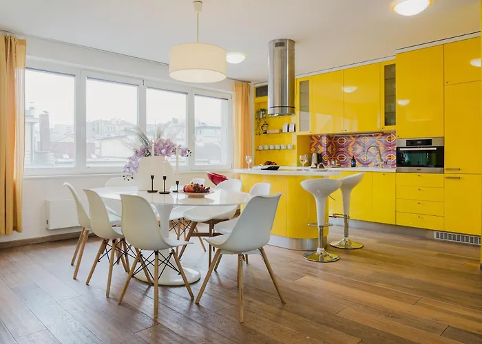 דירה Days - Three-bedroom Loft With Fireplace In Pop-art Style *